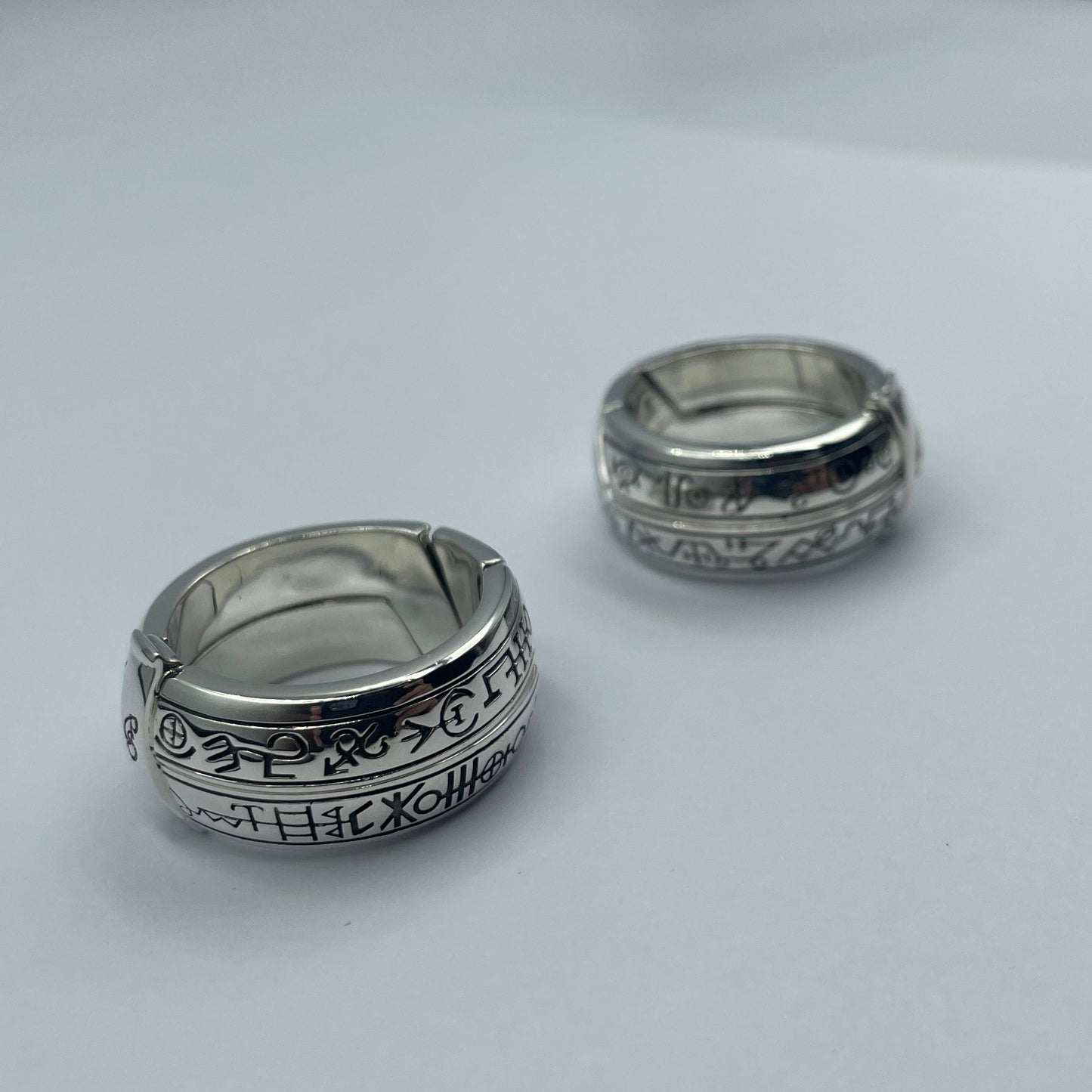 Peter Stone Puzzle Ring Theme Sigil of Archangels & Demons TRI2444