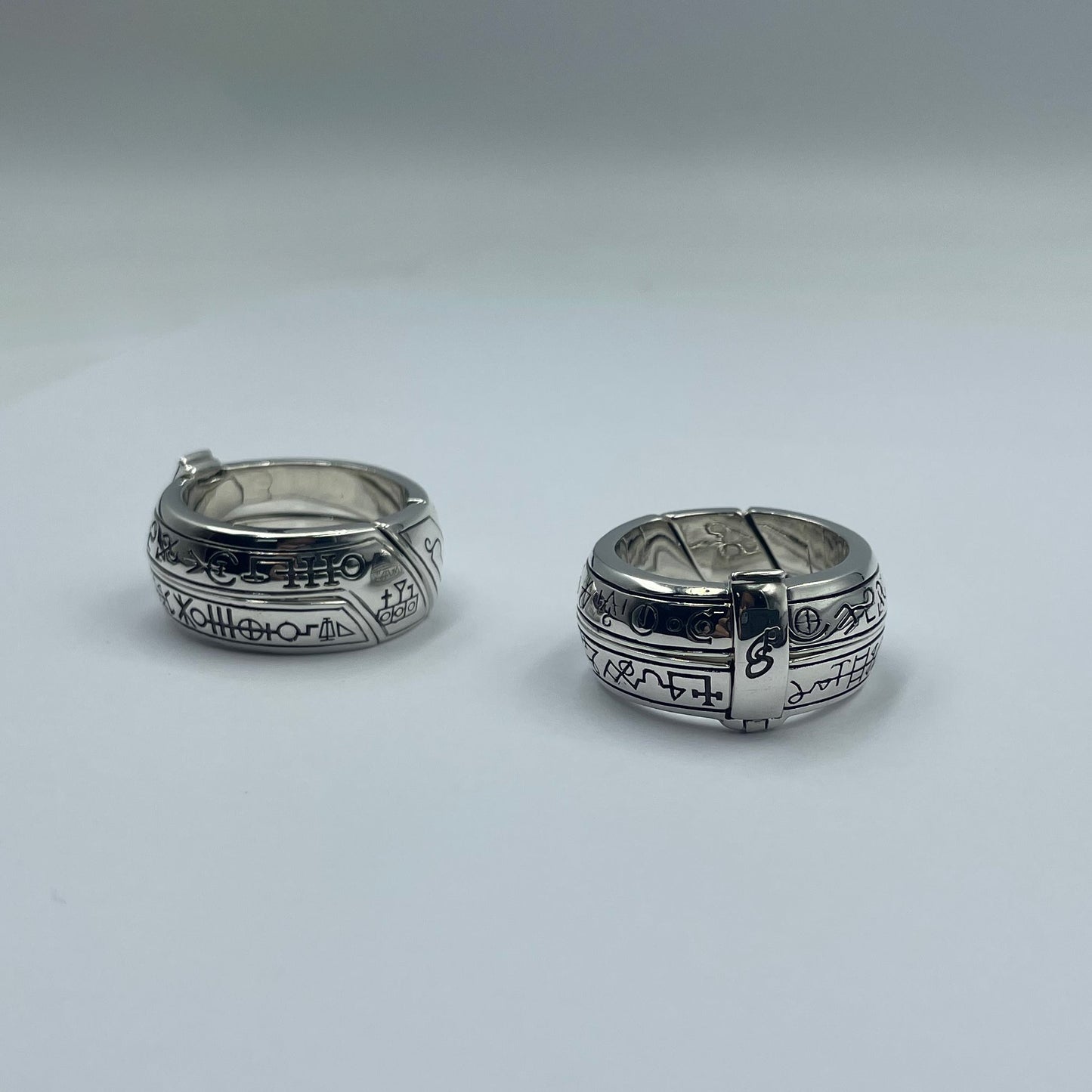 Peter Stone Puzzle Ring Theme Sigil of Archangels & Demons TRI2444