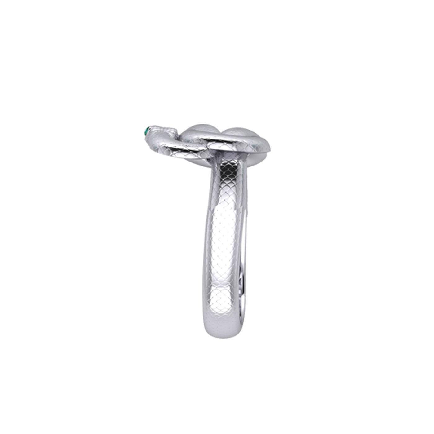 Sterling silver Tight in the knot snaking ring Oberon & Rhiannon Zell wedding rings Designed by Oberon Zell TRI2468 - Wholesale Jewelry