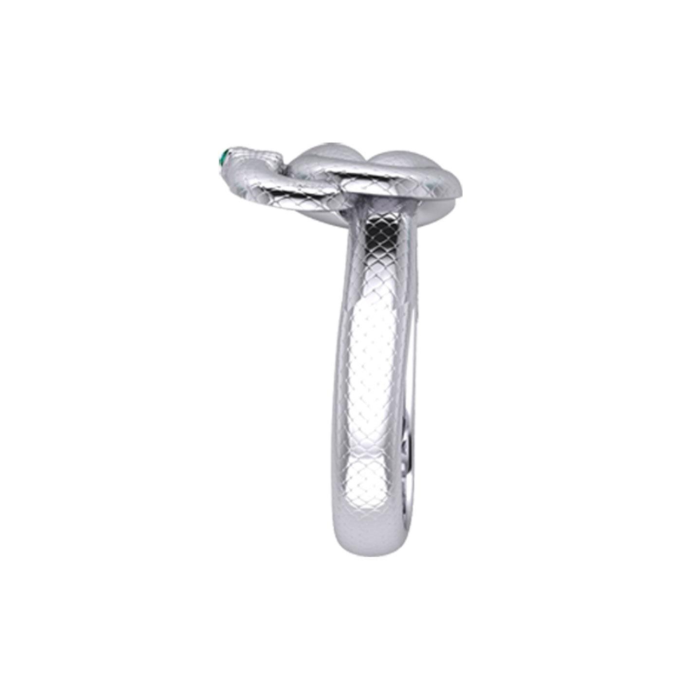 Sterling silver Tight in the knot snaking ring Oberon & Rhiannon Zell wedding Men rings Designed by Oberon Zell TRI2469 - Wholesale Jewelry