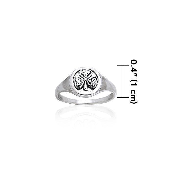 Celtic Shamrock Ring TRI248
