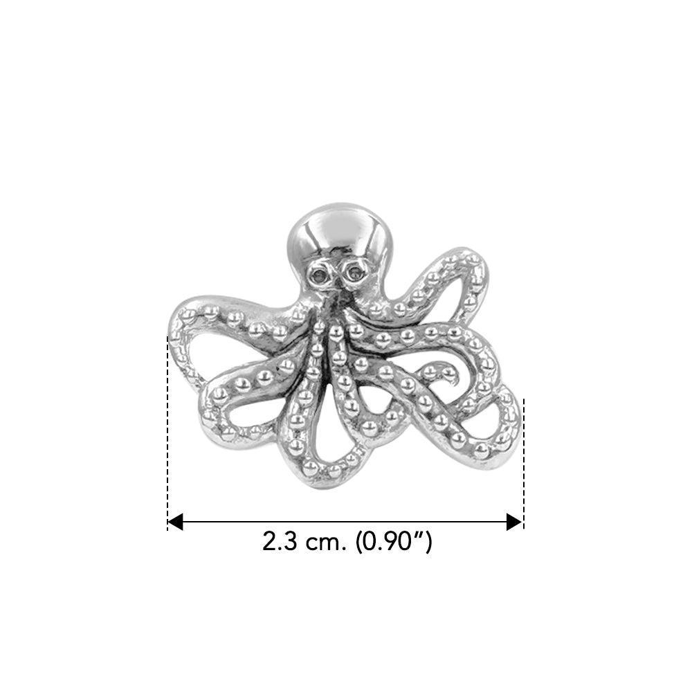 Lovely Octopus Sterling Silver Ring - Wholesale Jewelry