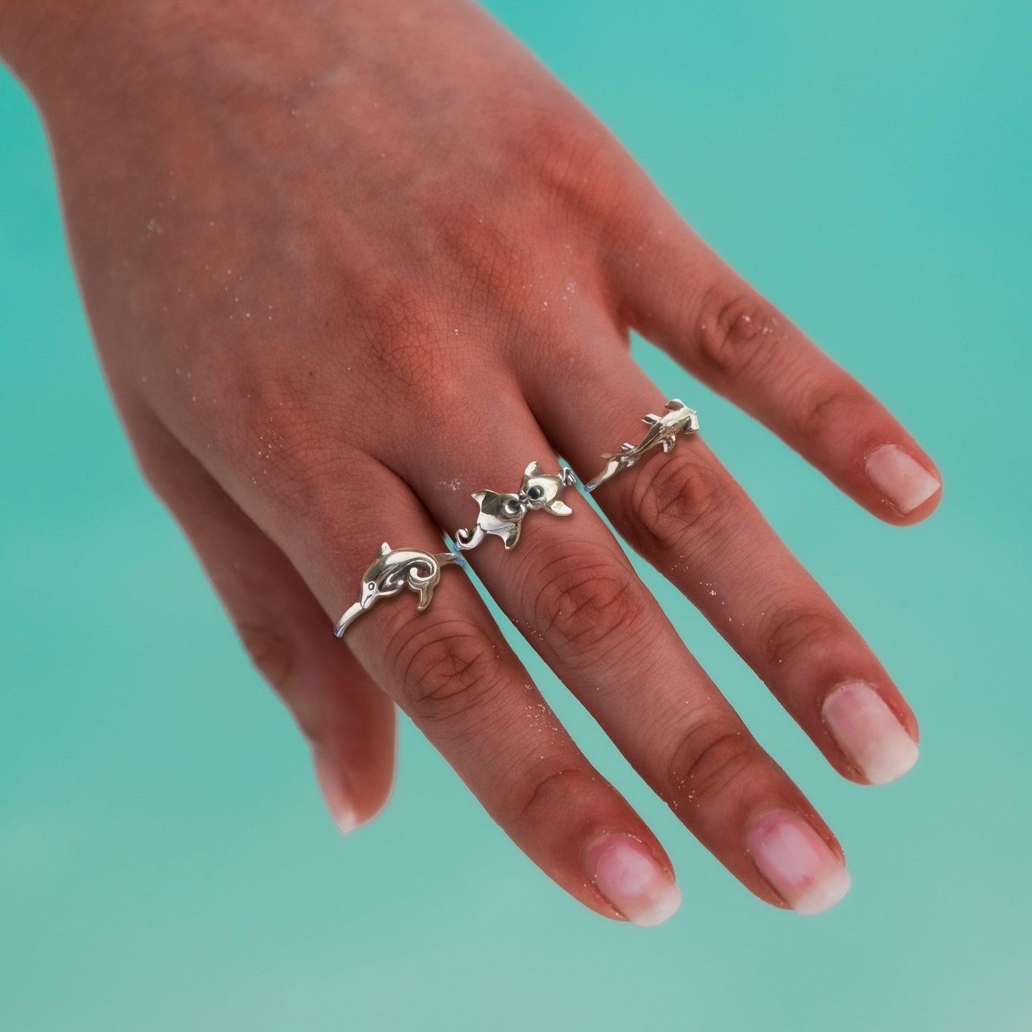 Dolphin Sterling Silver Ring by DiveSilver TRI2502