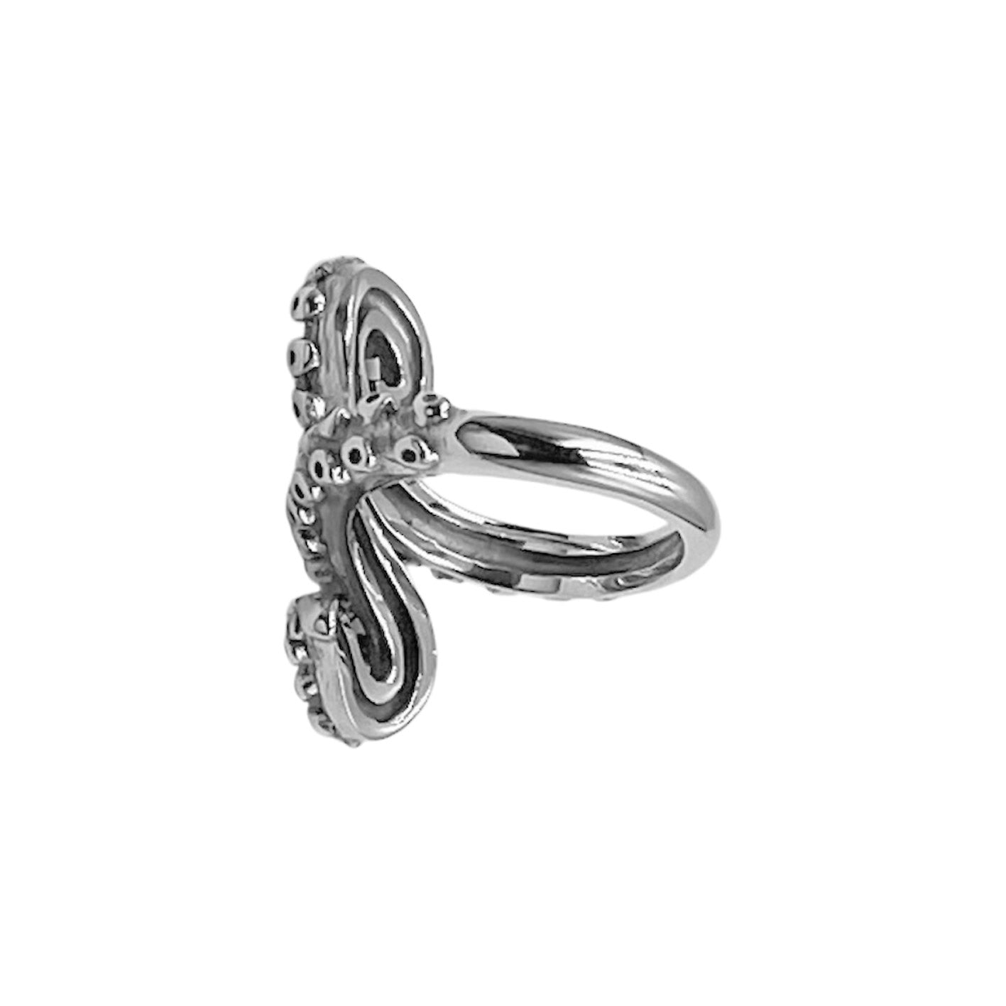 Tentacle Sterling Silver Ring TRI2522