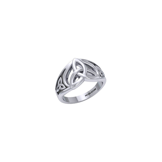 Celtic Trinity Knot Sterling Silver Ring TRI2584