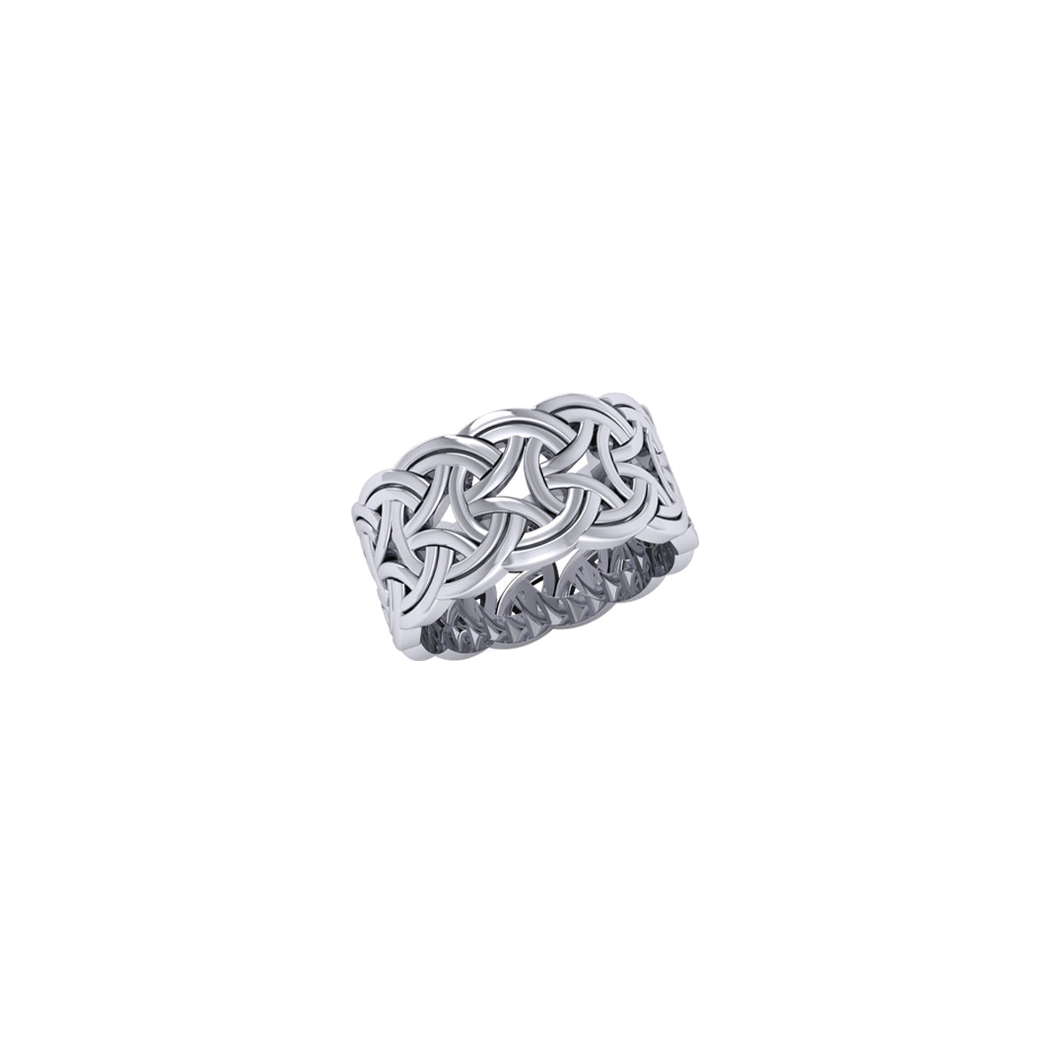 Viking Borre Celtic Sterling Silver Ring TRI2607