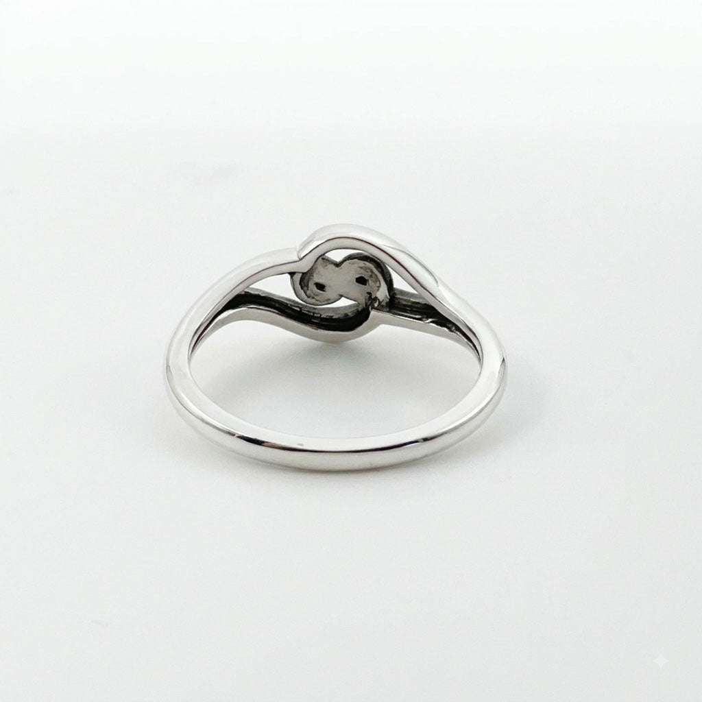 Celtic Infinity Knot Sterling Silver Ring TRI2616