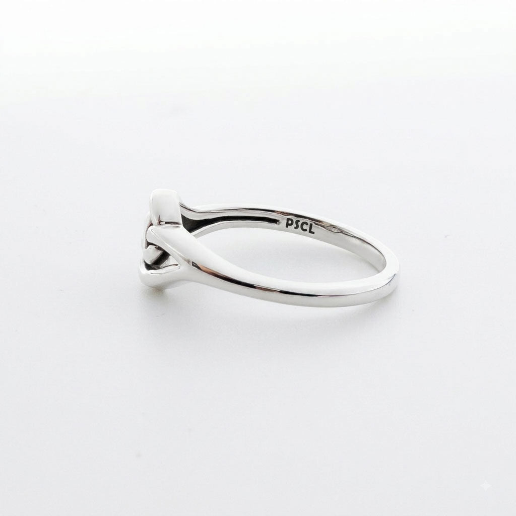 Celtic Infinity Knot Sterling Silver Ring TRI2616