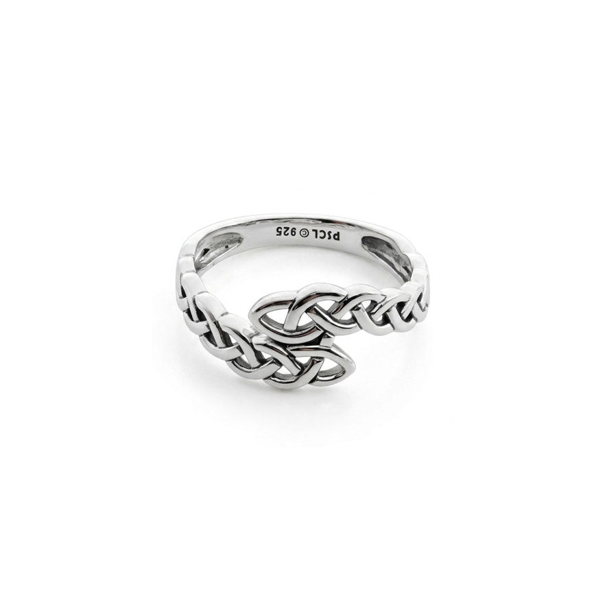 Celtic Knot Infinity Sterling Silver Band Ring TRI2617