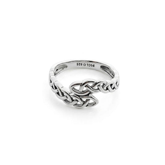 Celtic Knot Infinity Sterling Silver Band Ring TRI2617