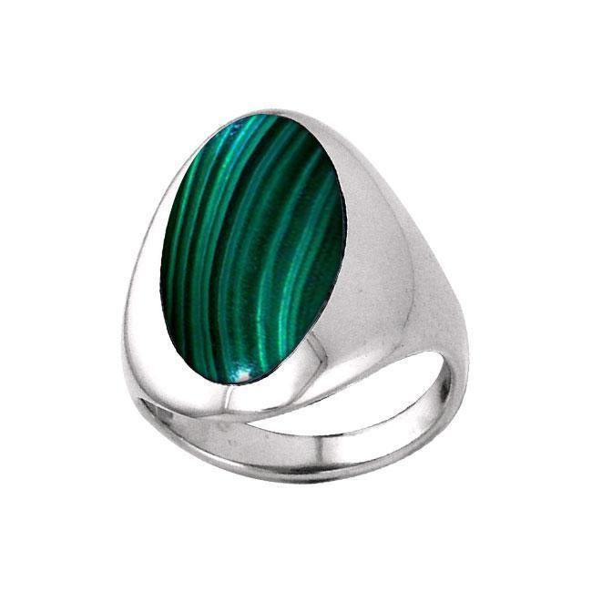 Inlaid Sterling Silver Ring TRI368