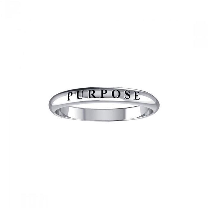 Purpose Silver Ring TRI403