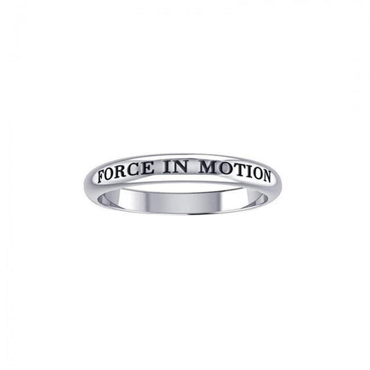 Force In Motion Silver Ring TRI430
