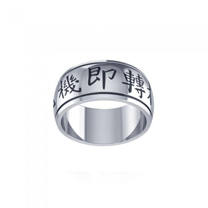 Opportunity in Crisis Silver Ring TRI432