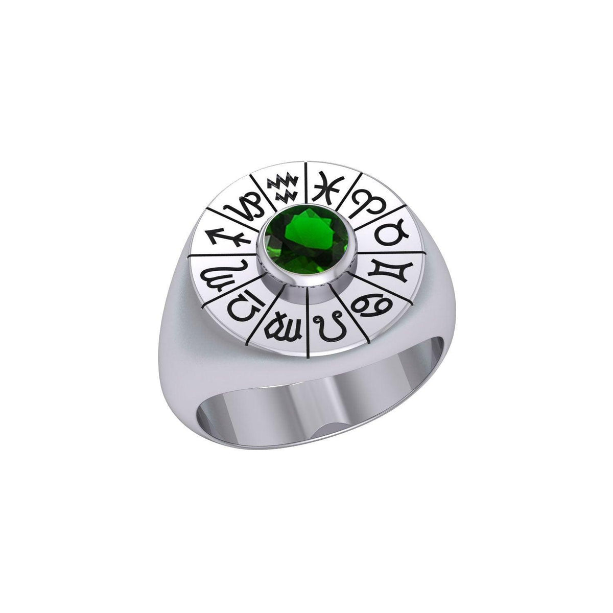 Wheel of the Year Silver Ring TRI487