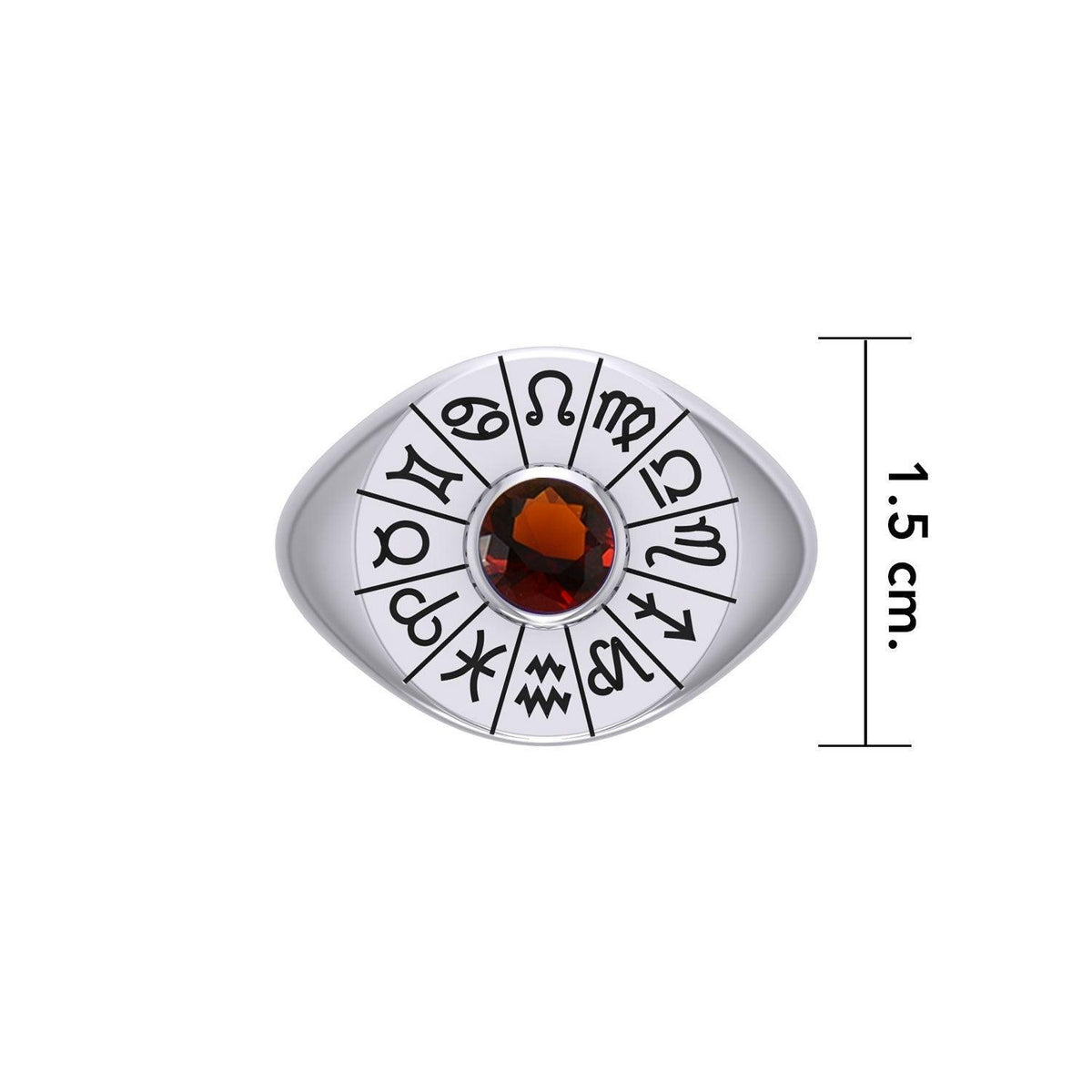 Wheel of the Year Silver Ring TRI487