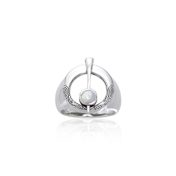 Danu Silver Thistle Ring TRI597
