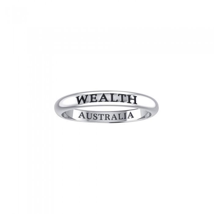 WEALTH AUSTRALIA Sterling Silver Ring TRI605