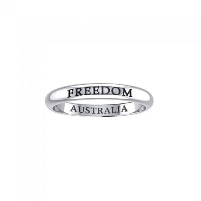 FREEDOM AUSTRALIA Sterling Silver Ring TRI616