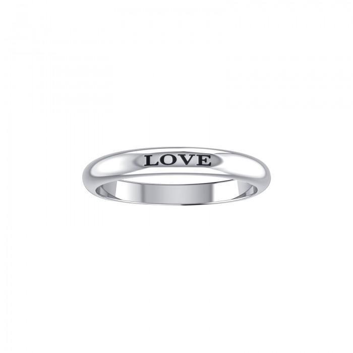 LOVE Sterling Silver Ring TRI684