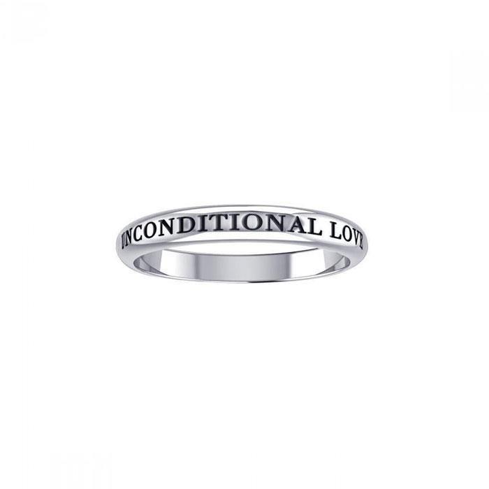 Unconditional Love Silver Ring TRI753