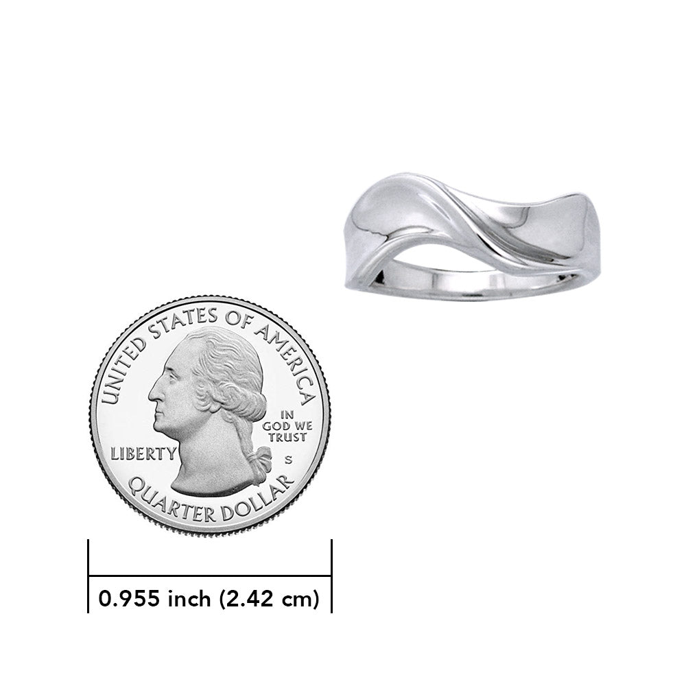 Elegance Sterling Silver Ring TRI858