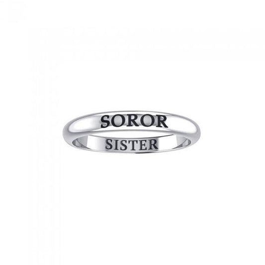SOROR SISTER Sterling Silver Ring TRI922