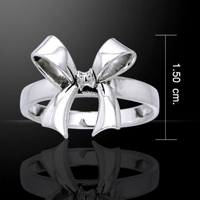 Ribbon Silver Ring TRI941