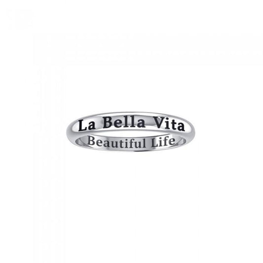 LA BELLA VITA BEAUTIFUL LIFE Sterling Silver Ring TRI975