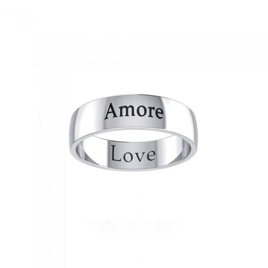 Love Sterling Silver Ring TRI979
