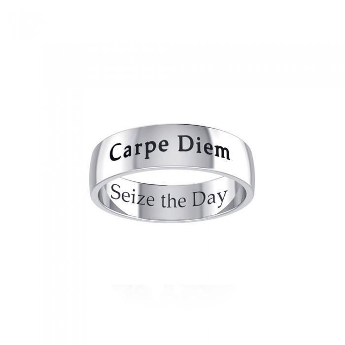Carpe Diem Sterling Silver Ring TRI984