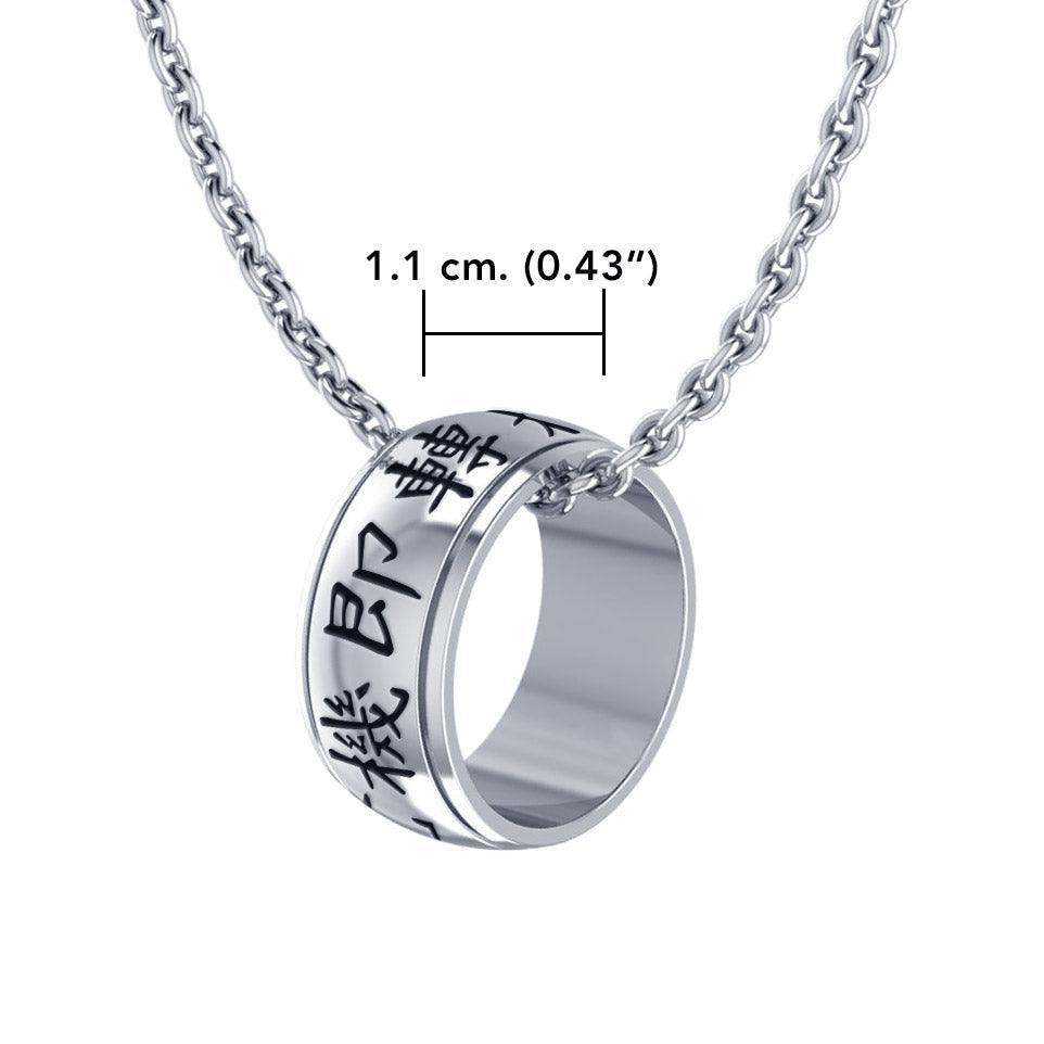 Crisis Is Opportunity Ring Necklace Set TSE024 - peterstone.dropshipping