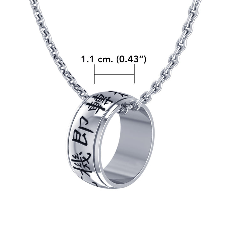 Crisis Is Opportunity Ring Necklace Set TSE024