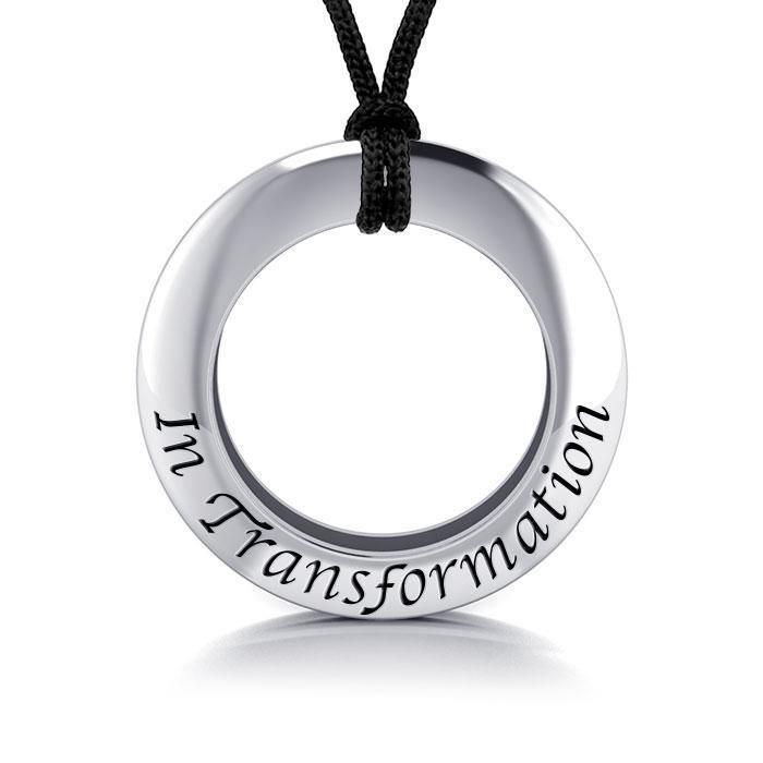 In Transformation Silver Pendant and Cord Set TSE197