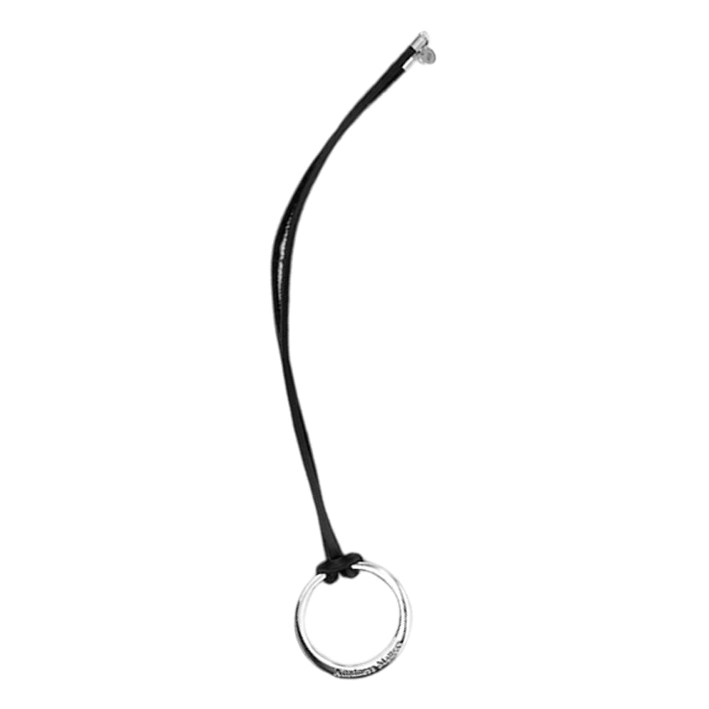 Loop Pendant & Leather Black cord TSE733P Custom Word