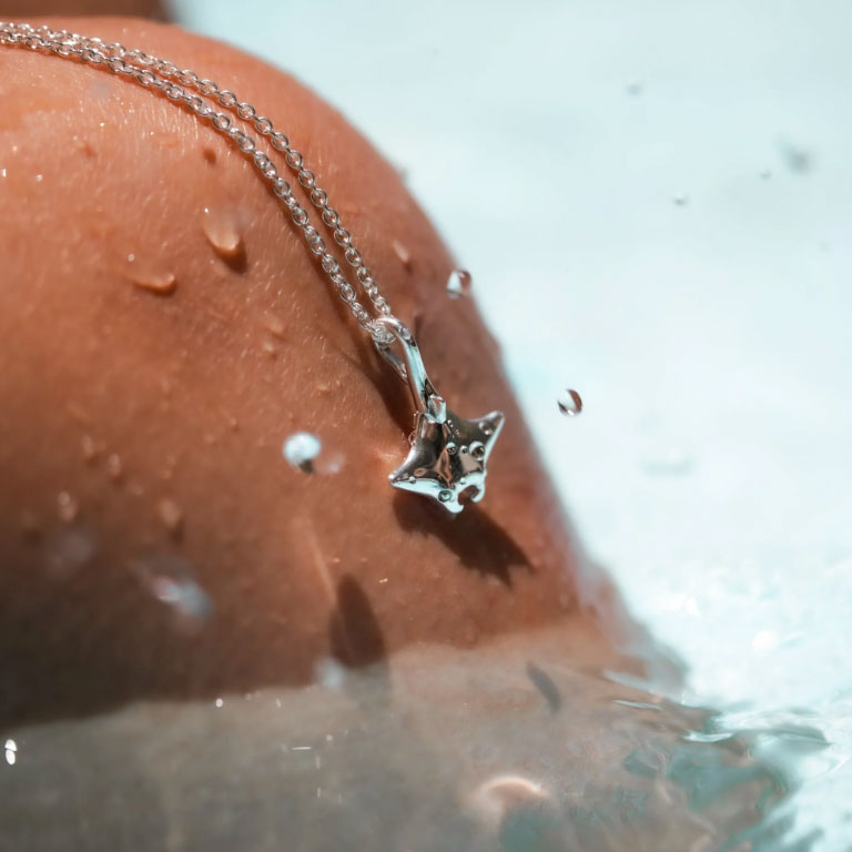 Sterling Silver Pendant with Chain Set TSE809