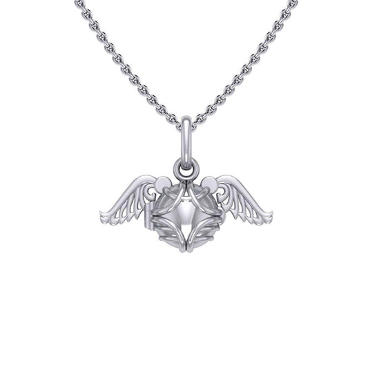 Snitch Ball Sterling Silver Pendant with Chain Set TSE814