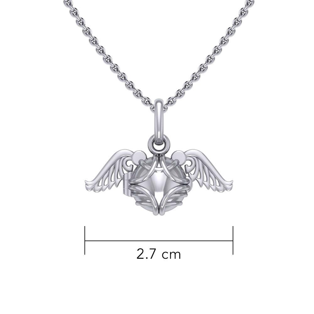 Snitch Ball Sterling Silver Pendant with Chain Set TSE814
