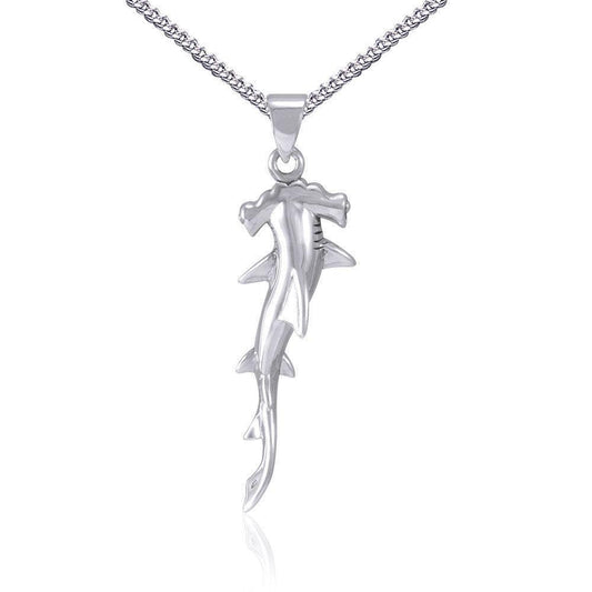 Silver Hammerhead Shark with Chain Set TSE828
