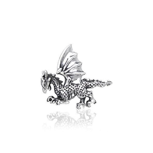 Clawing Dragon Silver Tie Tac TTT008