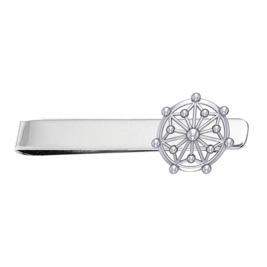 Round Tetragram Energy Symbol Tie bars TTT067 - peterstone.dropshipping
