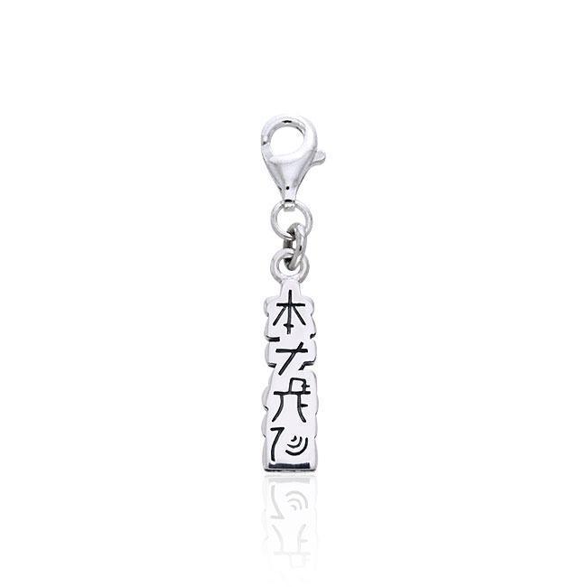 Reiki Symbol Silver Clip Charm TWC034