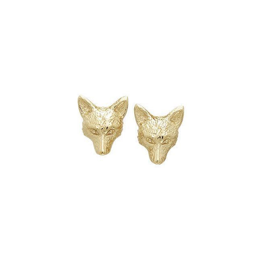 Vermeil Small Fox Post Earrings VER1068