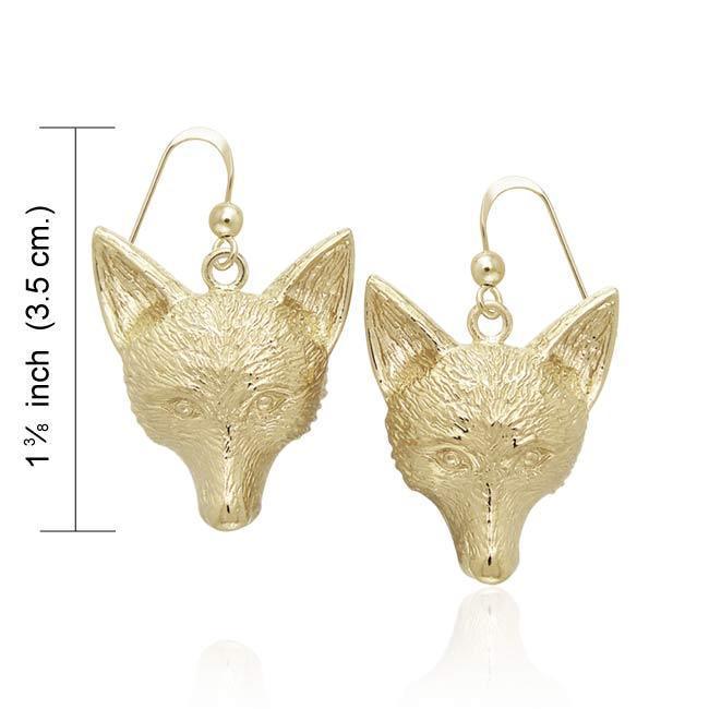 Fox Large Hook Earrings VER934
