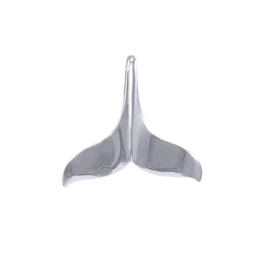 Whale Tail Sterling Silver Pendant WP004 - peterstone.dropshipping