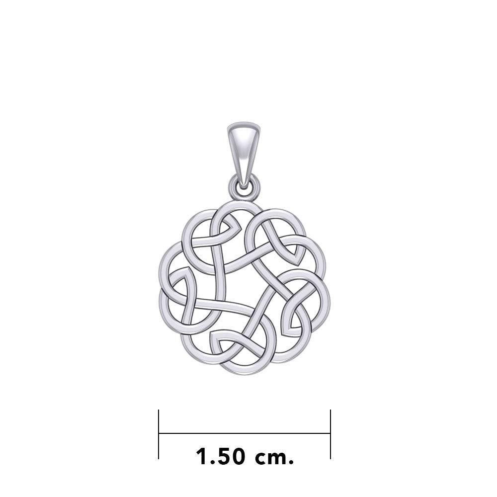 Celtic Knotwork Sterling Silver Pendant WP017