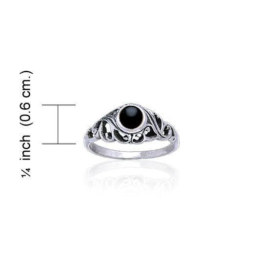 Filigree Sterling Silver Ring WR030