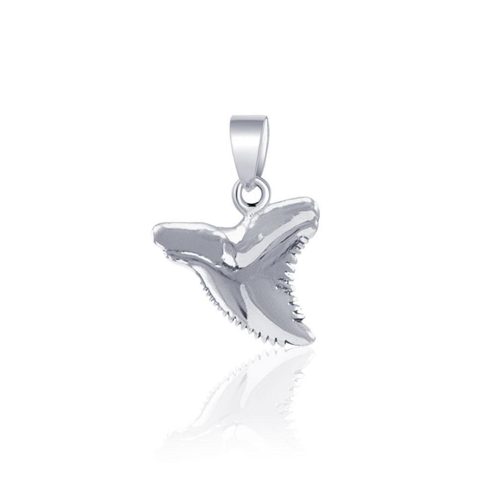 Shark Tooth Silver Pendant JP031