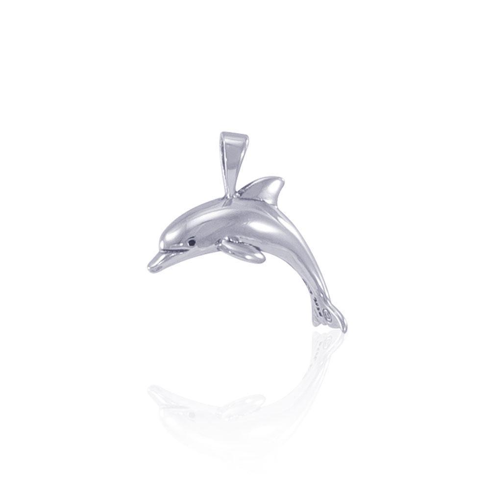 Silver Dolphin Pendant JP049