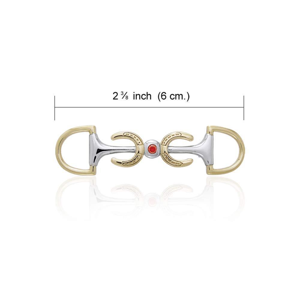 Stirrup and Horseshoe Brooch MBC069